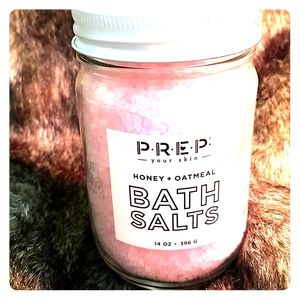 PREP your skin honey and oatmeal bath salts